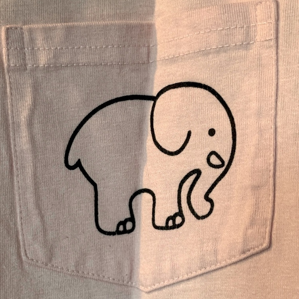 Ivory Ella Women's Pink L/S T-Shirt Elephant & Cow Taurus 100% Cotton WomensSz M - Picture 3 of 5